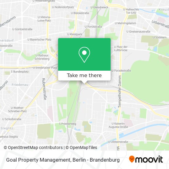 Goal Property Management map
