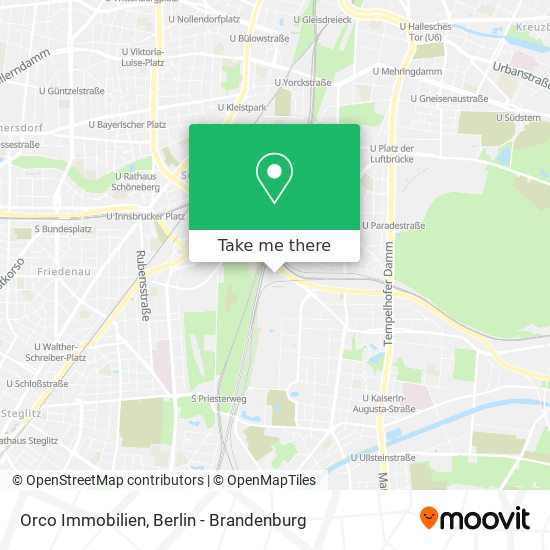 Orco Immobilien map