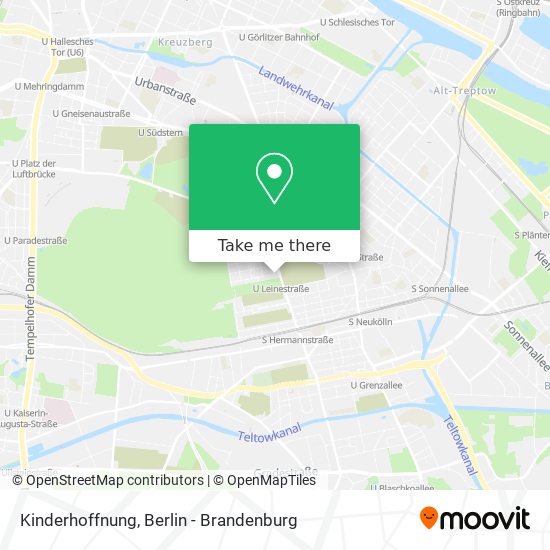 Kinderhoffnung map