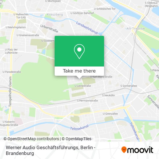 Werner Audio Geschäftsführungs map