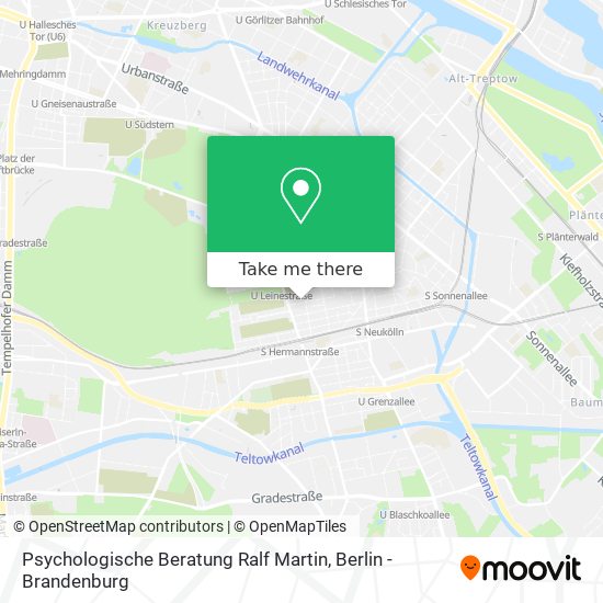 Карта Psychologische Beratung Ralf Martin