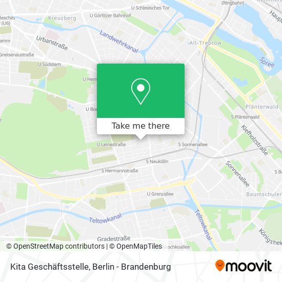 Kita Geschäftsstelle map