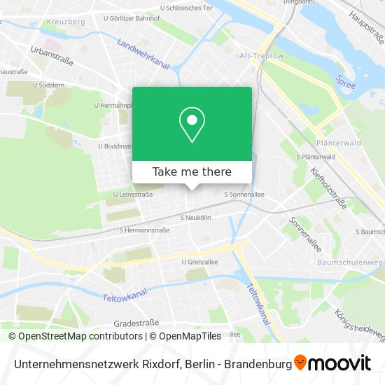 Unternehmensnetzwerk Rixdorf map