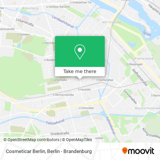 Cosmeticar Berlin map