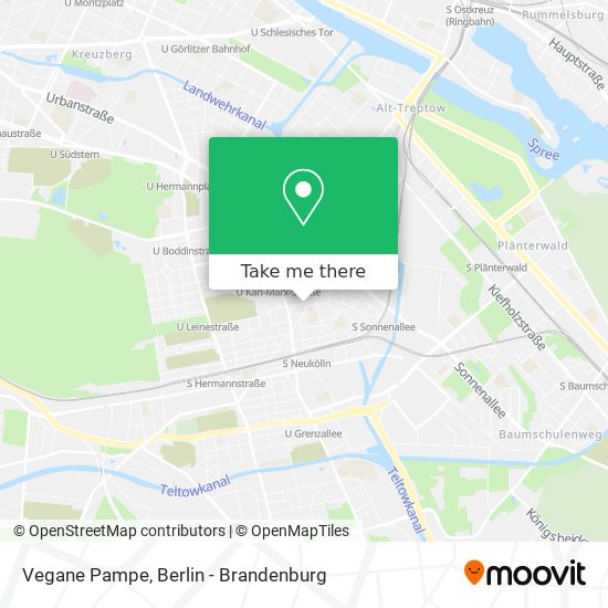 Vegane Pampe map