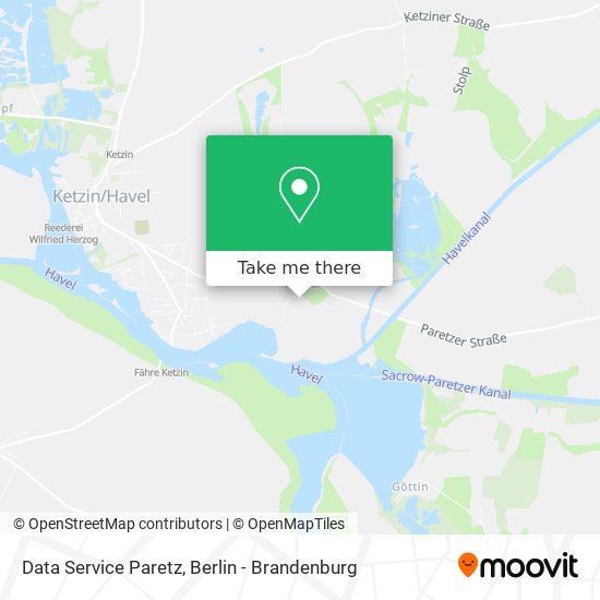 Data Service Paretz map