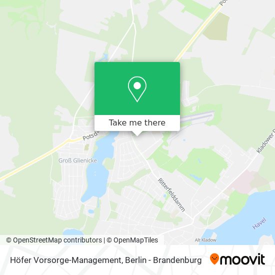 Карта Höfer Vorsorge-Management