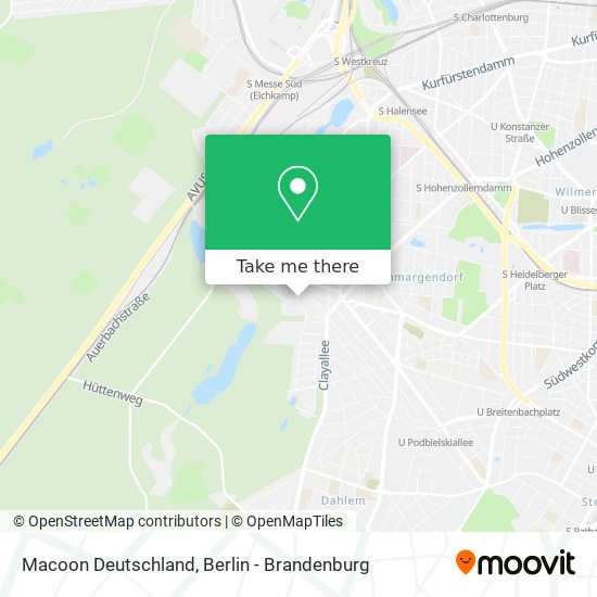 Macoon Deutschland map