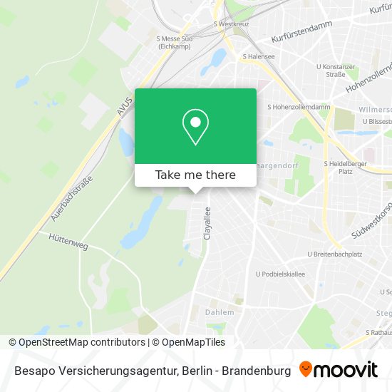 Besapo Versicherungsagentur map