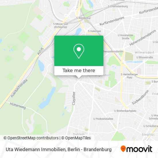 Uta Wiedemann Immobilien map