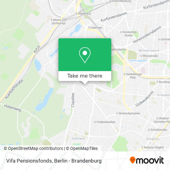 Vifa Pensionsfonds map