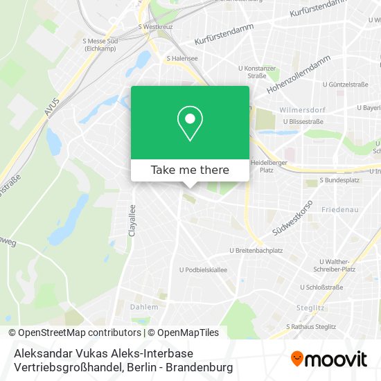 Aleksandar Vukas Aleks-Interbase Vertriebsgroßhandel map