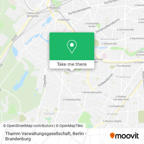 Thamm Verwaltungsgesellschaft map