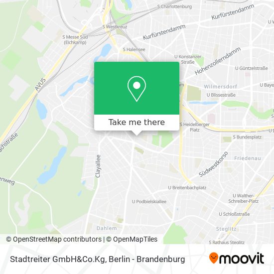 Stadtreiter GmbH&Co.Kg map