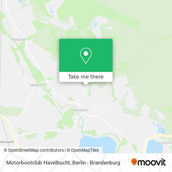 Motorbootclub Havelbucht map