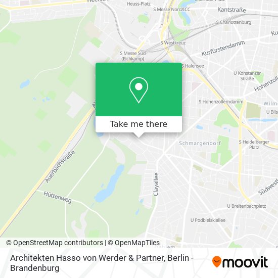 Карта Architekten Hasso von Werder & Partner