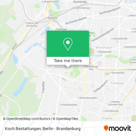 Koch Bestattungen map
