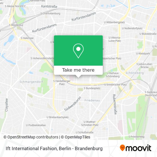 Ift International Fashion map