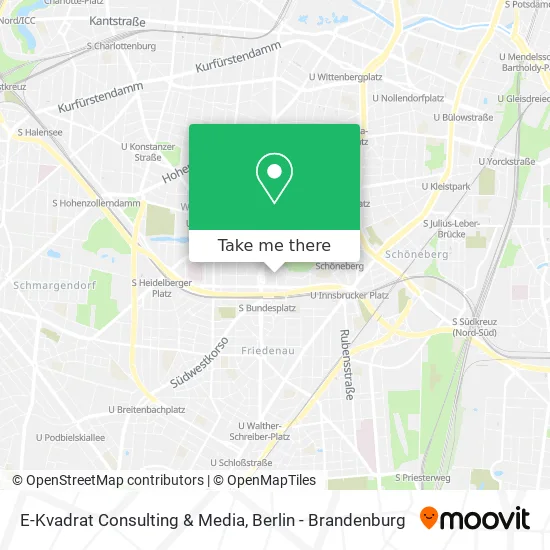 Карта E-Kvadrat Consulting & Media