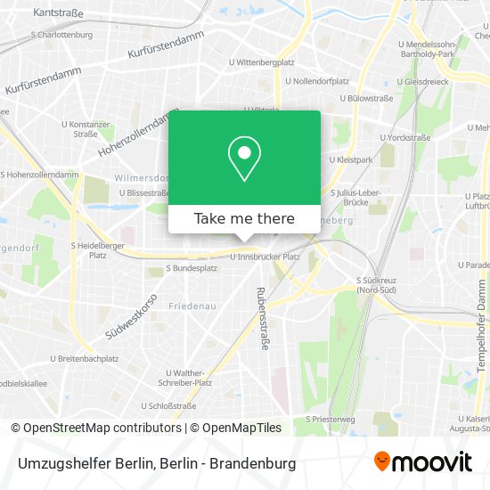 Umzugshelfer Berlin map