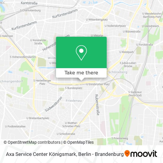 Axa Service Center Königsmark map