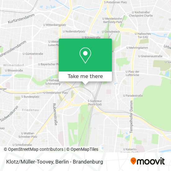 Klotz/Müller-Toovey map