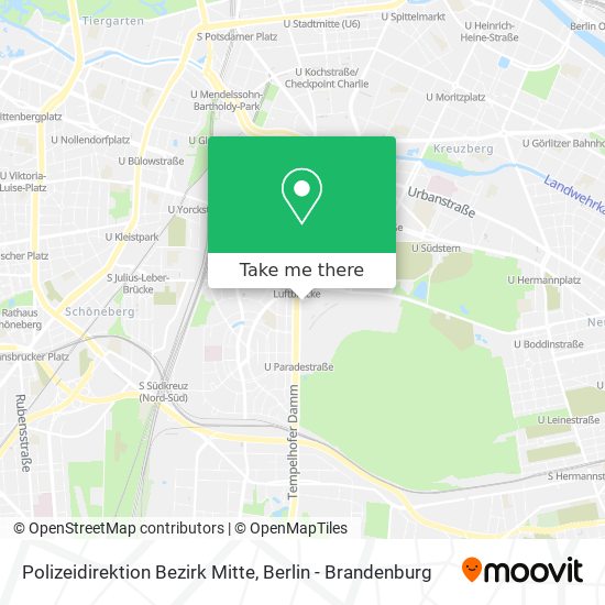 Polizeidirektion Bezirk Mitte map