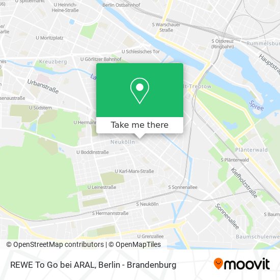 REWE To Go bei ARAL map