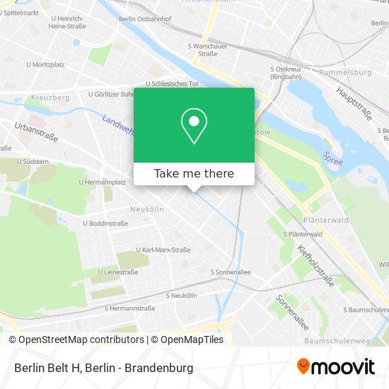 Berlin Belt H map