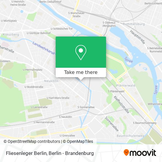 Карта Fliesenleger Berlin