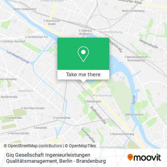 Giq Gesellschaft Ingenieurleistungen Qualitätsmanagement map