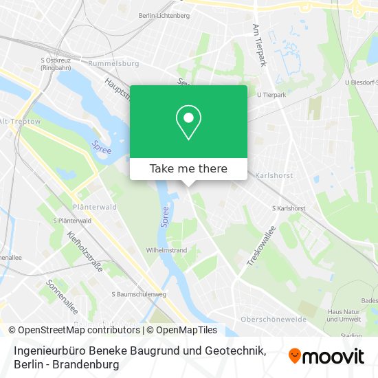 Ingenieurbüro Beneke Baugrund und Geotechnik map