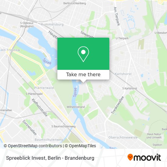 Карта Spreeblick Invest