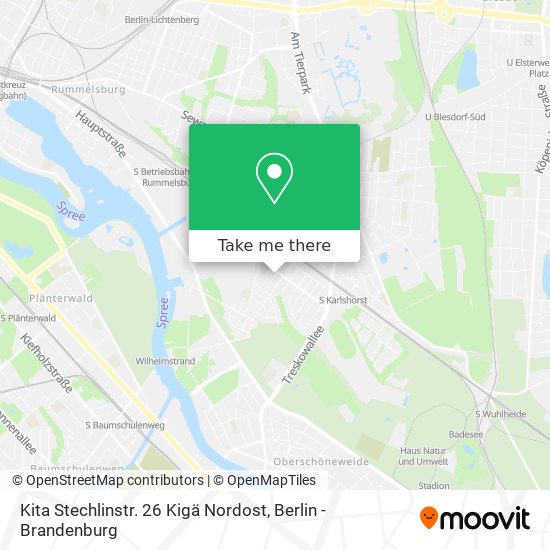 Kita Stechlinstr. 26 Kigä Nordost map