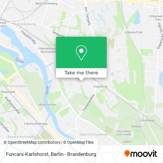 Funcars-Karlshorst map