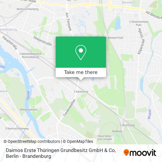 Daimos Erste Thüringen Grundbesitz GmbH & Co map