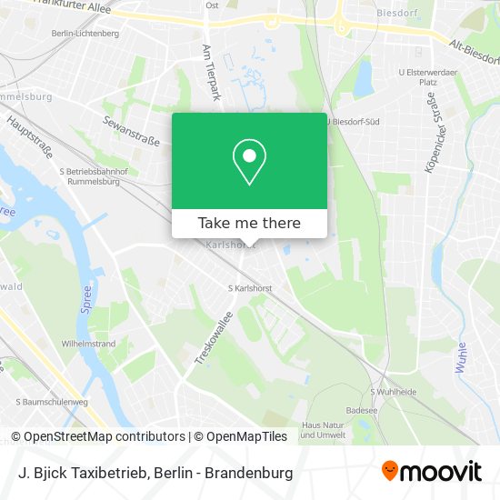 J. Bjick Taxibetrieb map
