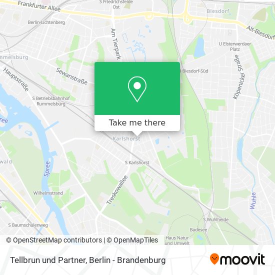 Tellbrun und Partner map