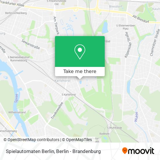 Spielautomaten Berlin map