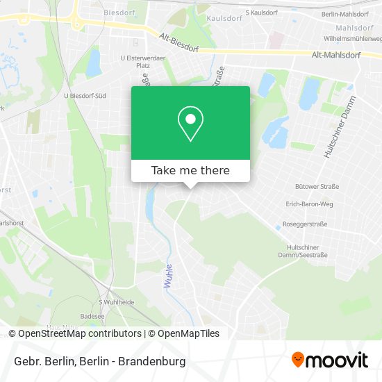 Gebr. Berlin map