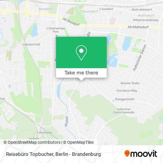 Reisebüro Topbucher map