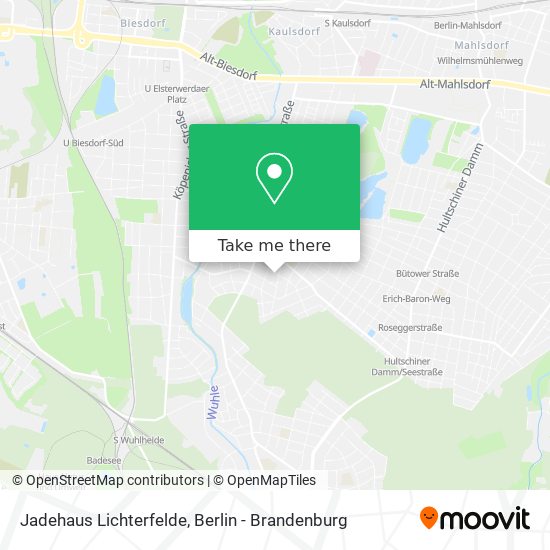 Jadehaus Lichterfelde map
