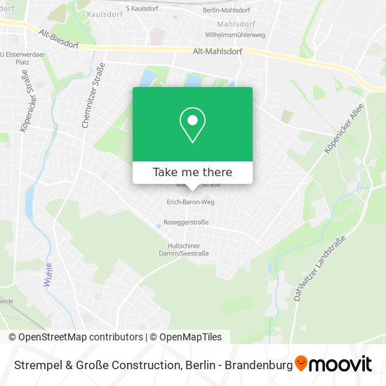 Strempel & Große Construction map