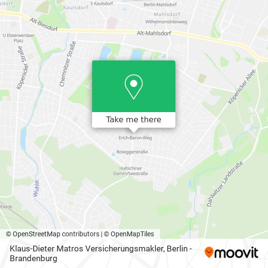 Карта Klaus-Dieter Matros Versicherungsmakler