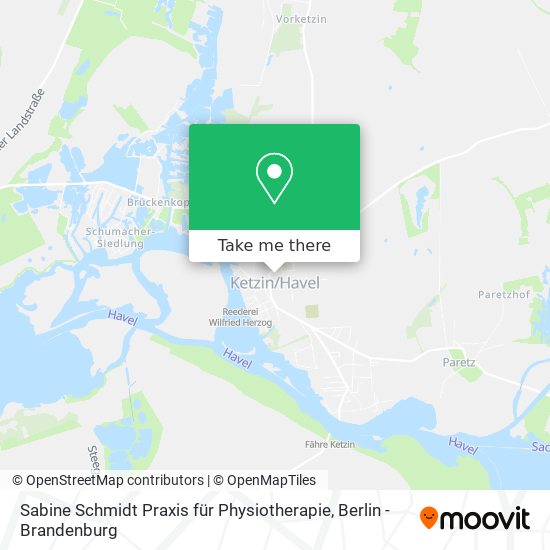 Карта Sabine Schmidt Praxis für Physiotherapie