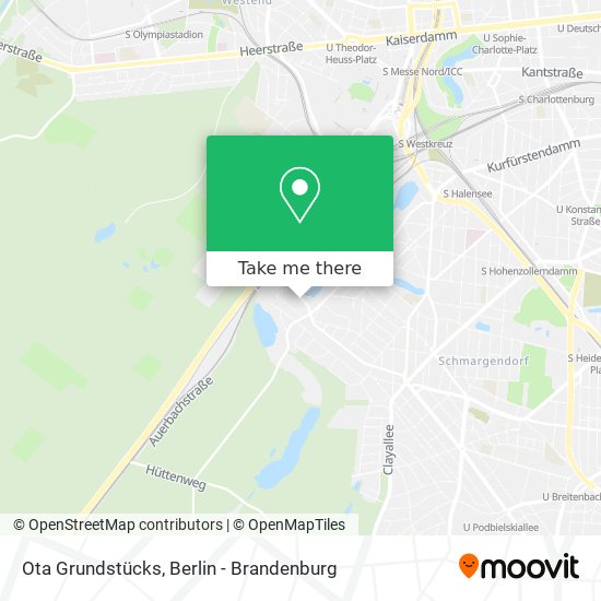 Ota Grundstücks map