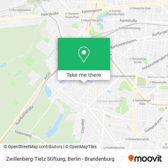 Zwillenberg-Tietz Stiftung map