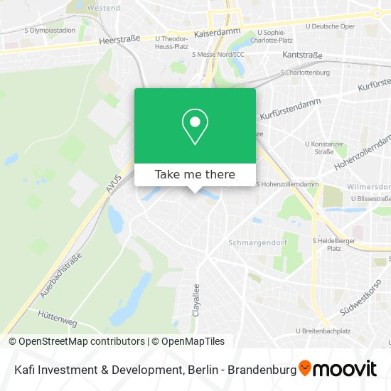 Kafi Investment & Development map