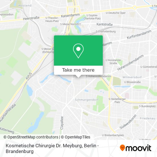 Kosmetische Chirurgie Dr. Meyburg map