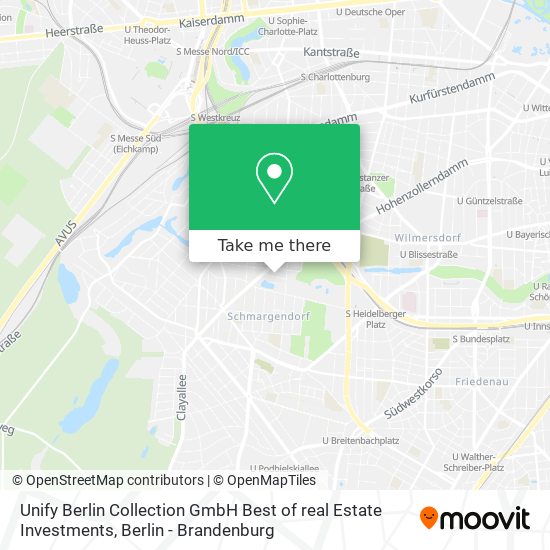 Unify Berlin Collection GmbH Best of real Estate Investments map